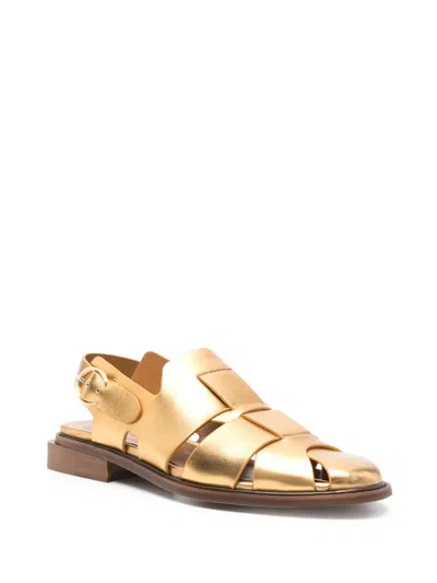 Clergerie Jinks Sandal In Gold