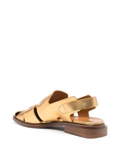 Clergerie Jinks Sandal In Gold