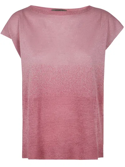 D Exterior D.exterior Funded Lux Squared T-shirt In Pink