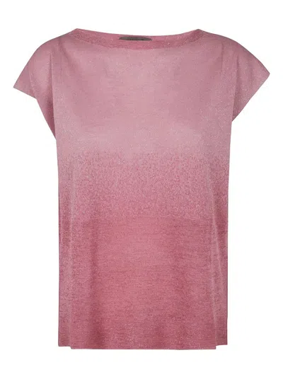 D Exterior D.exterior Funded Lux Squared T-shirt In Pink