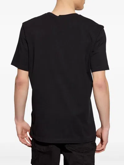 Dsquared2 Black Cotton T-shirt In Black