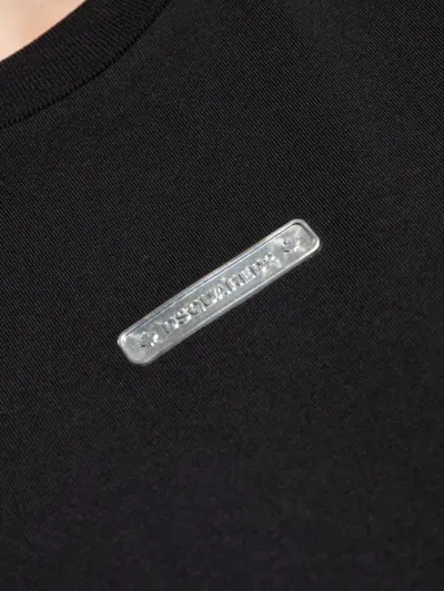 Dsquared2 Black Cotton T-shirt In Black