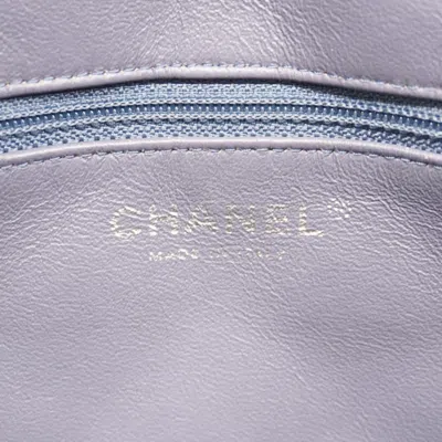 Pre-owned Chanel Purple Leather Shoulder Bag ()