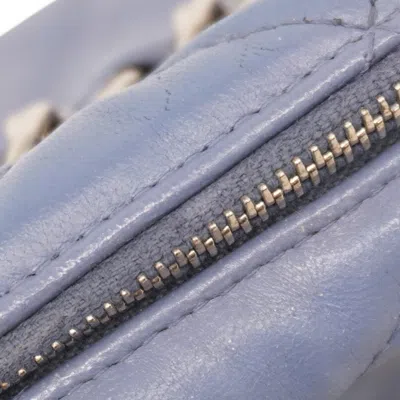 Pre-owned Chanel Purple Leather Shoulder Bag ()