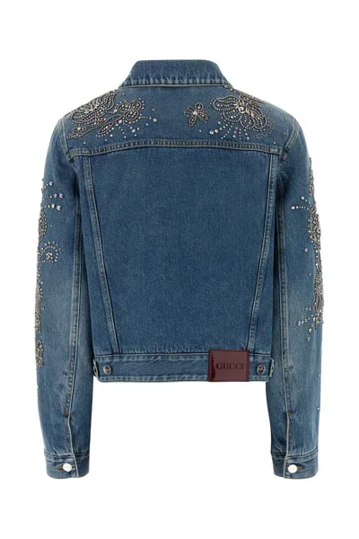 Gucci Denim Jacket In Blue