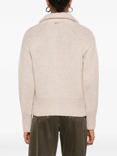 Herno Cardigan In Neutral