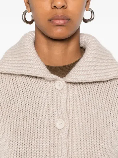 Herno Cardigan In Neutral