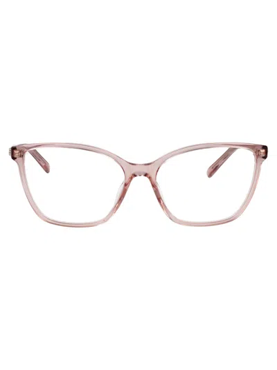 Gucci Pink-pink-transparent Recycled Acetate Glasses In Pink