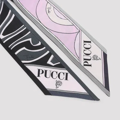 Pucci Emilio  Scarf In Mix Of Prints In Green