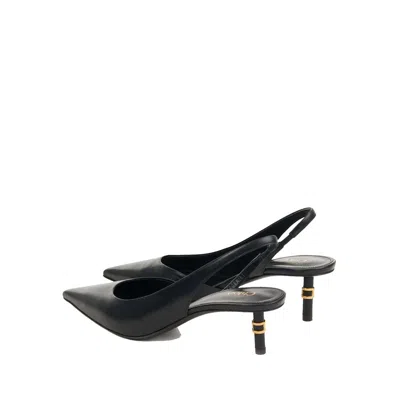 Chloé Black Leather High Heel Women's Pumps In Black