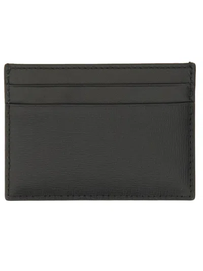 Bally Card Holder With Logo In Gray