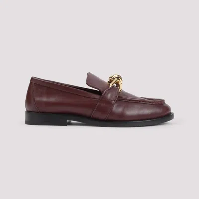 Bottega Veneta Mud Leather Loafers In Brown