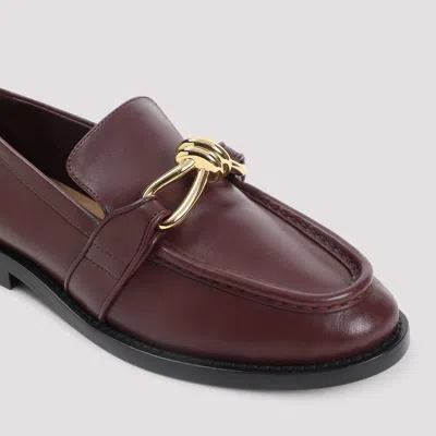 Bottega Veneta Mud Leather Loafers In Brown