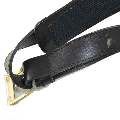 Pre-owned Dior Christian  Beige Brown Leather Canvas Shoulder Bag () In Multi