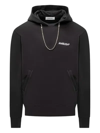 Ambush Ballchain Hoodie In Brown
