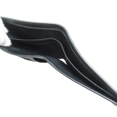 Pre-owned Dior Christian  Black Leather Bill Wallet (bi-fold) ()