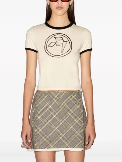 Ambush Hand Drawn Emblem Baby Tee In Multi