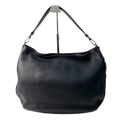 Pre-owned Dior Christian  Black Leather Handbag Shoulder Bag ()