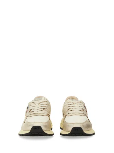 Autry Rick Owens "geobasket" Leather Sneakers In Black