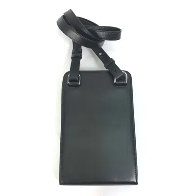 Pre-owned Dior Christian  Black Leather Pochette Shoulder Bag ()