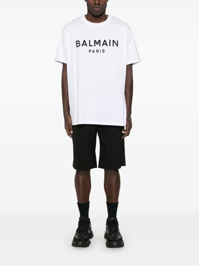 Balmain Logo-print T-shirt In White