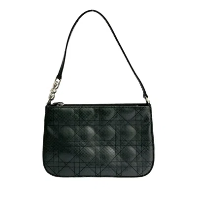 Pre-owned Dior Christian  Black Leather Shoulder Bag ()