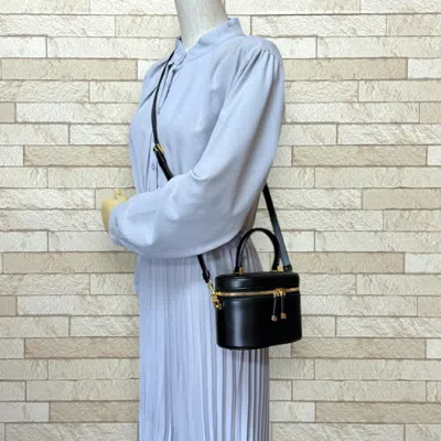 Pre-owned Dior Christian  Black Leather Shoulder Bag ()