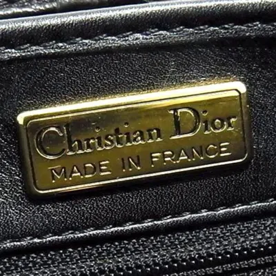 Pre-owned Dior Christian  Black Leather Shoulder Bag ()