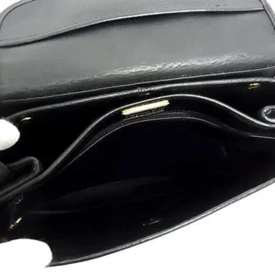 Pre-owned Dior Christian  Black Leather Shoulder Bag ()