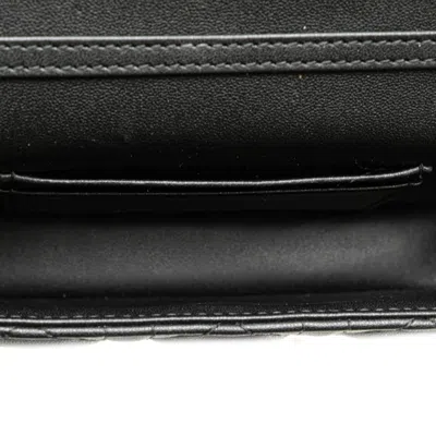 Pre-owned Dior Christian  Black Leather Shoulder Bag ()