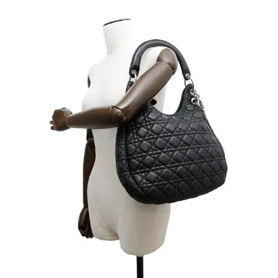 Pre-owned Dior Christian  Black Leather Shoulder Bag ()