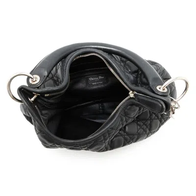Pre-owned Dior Christian  Black Leather Shoulder Bag ()