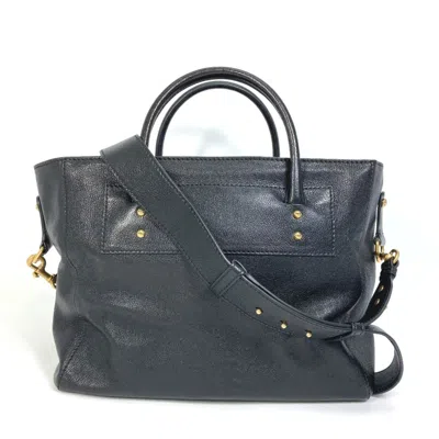 Pre-owned Dior Christian  Black Leather Shoulder Bag Tote Bag ()