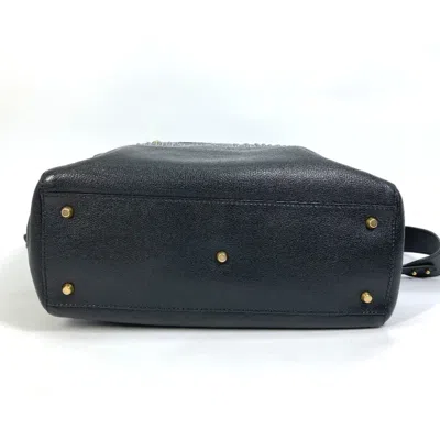 Pre-owned Dior Christian  Black Leather Shoulder Bag Tote Bag ()