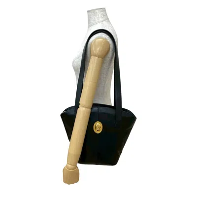 Pre-owned Dior Christian  Black Leather Shoulder Bag Tote Bag ()