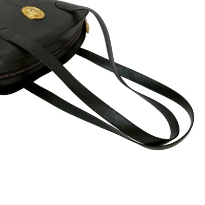Pre-owned Dior Christian  Black Leather Shoulder Bag Tote Bag ()