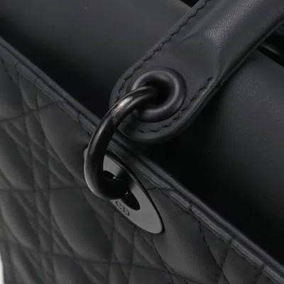 Pre-owned Dior Christian  Black Leather Tote Bag ()