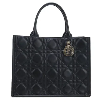 Pre-owned Dior Christian  Black Leather Tote Bag ()