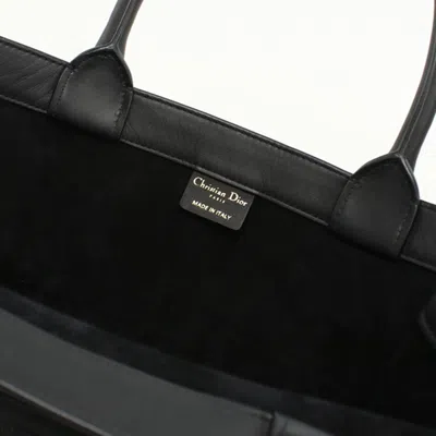 Pre-owned Dior Christian  Black Leather Tote Bag ()