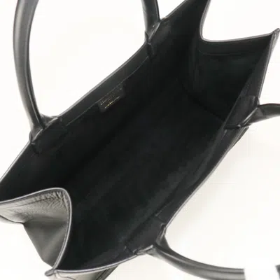 Pre-owned Dior Christian  Black Leather Tote Bag ()