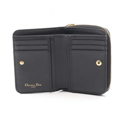 Pre-owned Dior Christian  Black Leather Wallet (bi-fold) ()