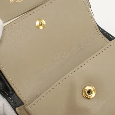 Pre-owned Dior Christian  Black Leather Wallet (bi-fold) ()
