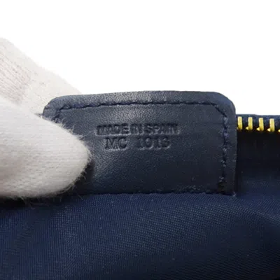 Pre-owned Dior Christian  Blue Jacquard Shoulder Bag ()