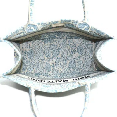 Pre-owned Dior Christian  Blue Multi-color Canvas Tote Bag ()