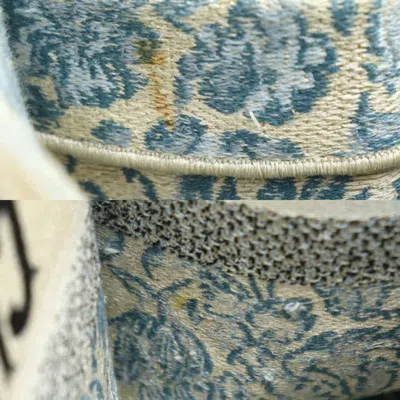 Pre-owned Dior Christian  Blue Multi-color Canvas Tote Bag ()