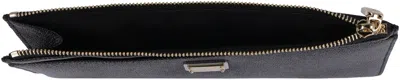 Dolce & Gabbana Women Black Leather Wallet In Black