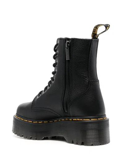 Dr. Martens Jadon Ii Black Leather Boots In Black