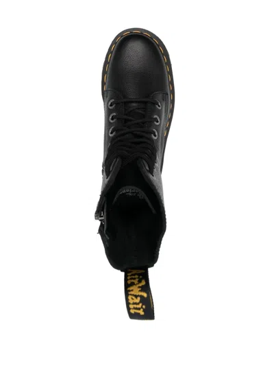 Dr. Martens Jadon Ii Black Leather Boots In Black