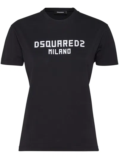 Dsquared2 Logo-print T-shirt In Blue