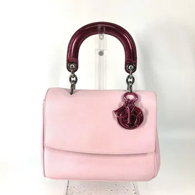 Pre-owned Dior Christian  Metallic Pink Leather Leather Handbag Shoulder Bag ()